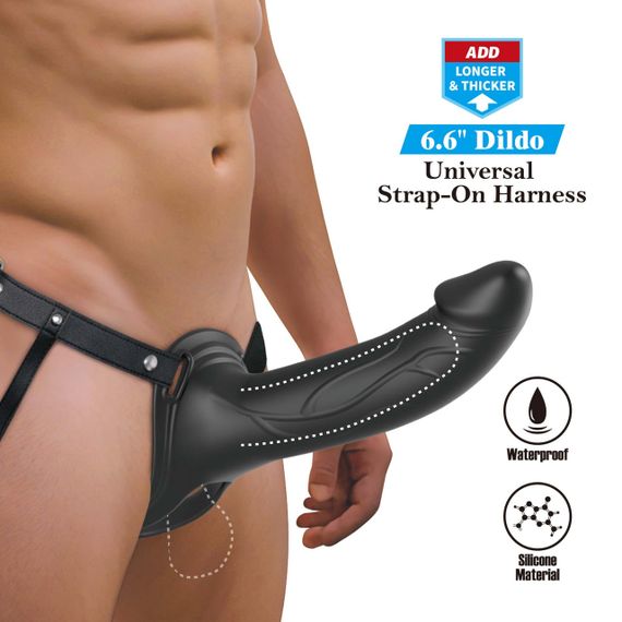 Порожнистий страпон PRETTY LOVE Landon Hollow Strap-On Harness Dildo Sex Aura | Зображення 3