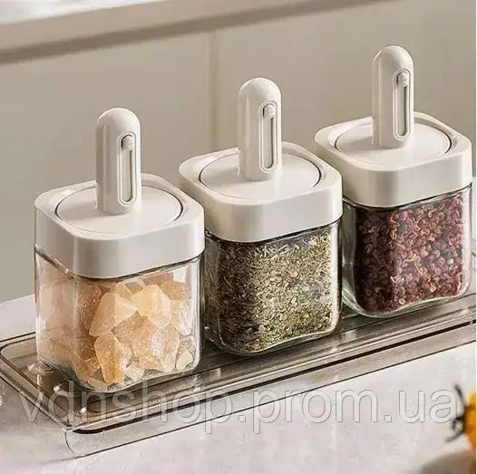 Баночки для приправ 3 шт., спецовница Spice Tin | Зображення 1