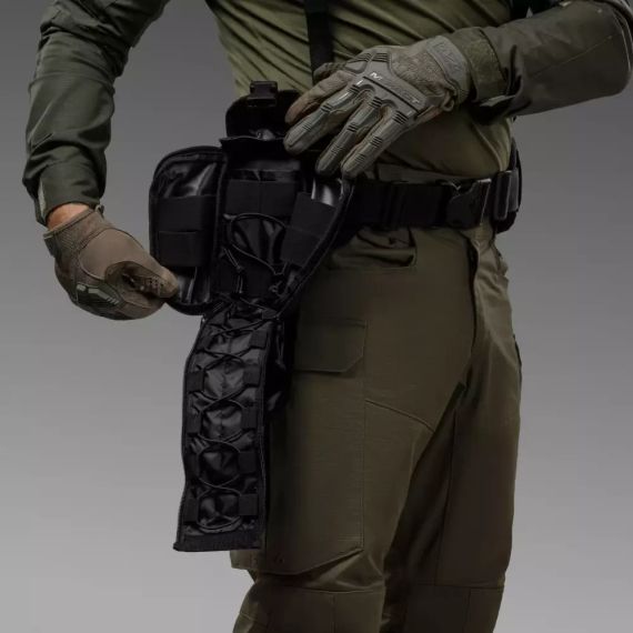 Підсумок-органайзер аптечка Ukrarmor Чорний, тактична MOLLE Cordura 500D, підсумок укрармор ЗСУ, полювання | Зображення 7