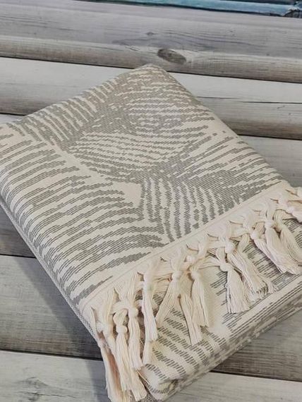 Рушник Пештемаль Pupilla PUP. Maxel gri 90х170см