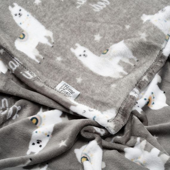 Плед Ardesto Flannel Лами ART0114PB 160х200 см сірий | Зображення 7