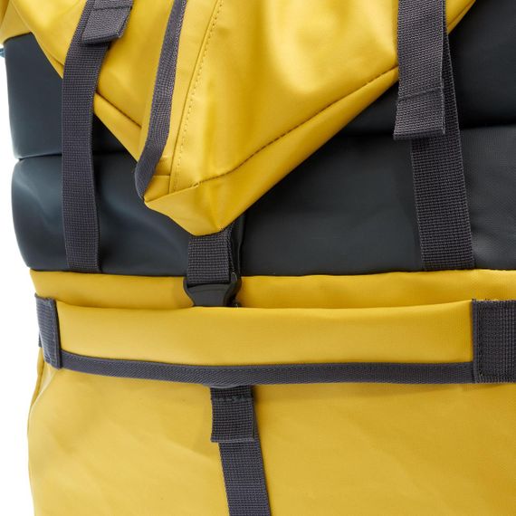 Дорожня сумка для трекінгу з регульованим об'ємом: від 80 до 120 л - Жовта - 80 л | Зображення 8