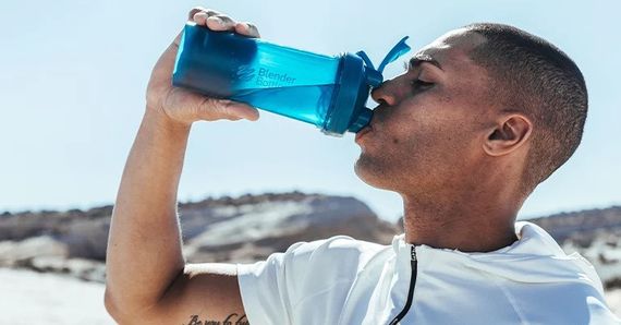 Шейкер спортивний BlenderBottle Pro45 1270ml Ocean Blue (Original) | Зображення 6