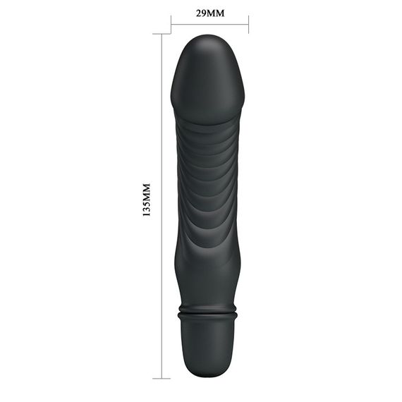 Вібратор - Pretty Love Stev Vibrator Black Sex Aura | Зображення 4