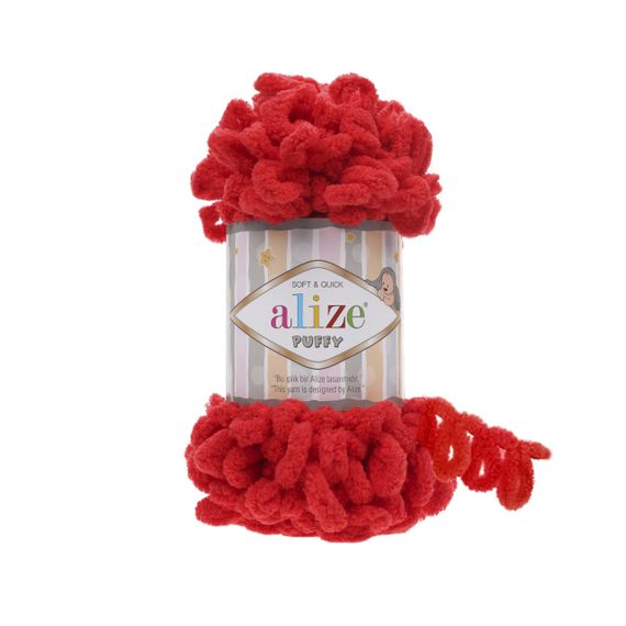 Пряжа Alize Puffy 56 ализе пуффи плюшевая