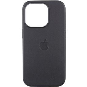 Шкіряний чохол Leather Case (AAA) with MagSafe and Animation для Apple iPhone 13 Pro Max (6.7") Midnight