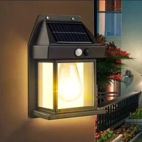 Уличный светильник Solar Interaction Wall Lamp BK-888 с датчиком движения на солнечной батарее