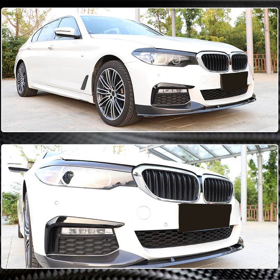 Реснички на Фары Сухой Карбон (2017-2020) для BMW 5 серия G30/31 | Зображення 3