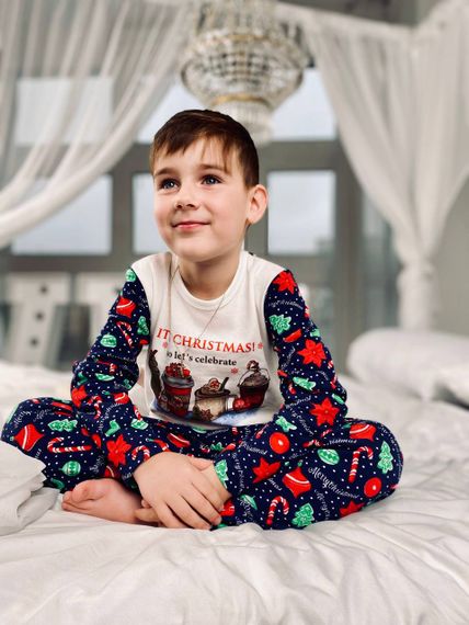 Піжама дитяча "Family look" Носи своє 128 Фіолетовий (p-8891-92445) | Зображення 2