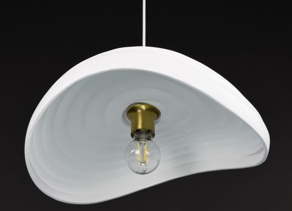 Люстра підвісна на 1 лампочку 27849 Латунь 25-150х33х42 см. | Зображення 3