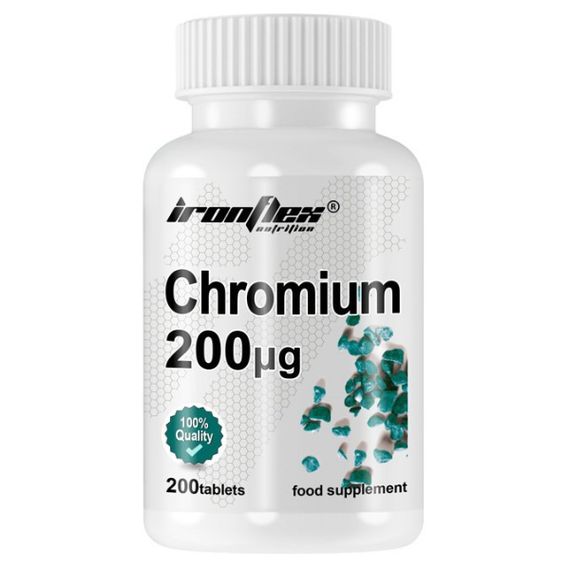 Микроэлемент Хром для спорта IronFlex Chromium 200 200 Tabs