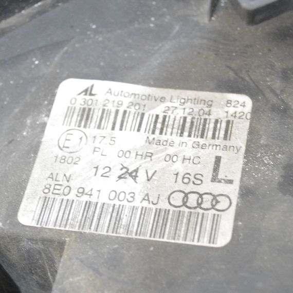 Фара передня ліва Audi A4 B7 2004-2008 жовтий поворот Ауді а4 б7 8E0941003AJ | Зображення 4