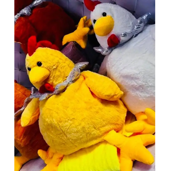 М'яка курочка з пледом усередині, затишок, тепло та веселощі в одній іграшці | Зображення 5