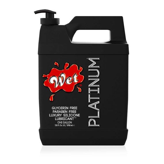 Лубрикант на силіконовій основі WET Platinum One Gallon 3785 мл Sex Aura