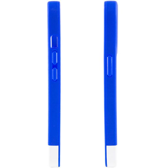 Чохол TPU+PC Bichromatic для Apple iPhone 12 Pro/12 (6.1") Силікон, Navy Blue / White | Зображення 2