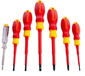 Набир викруток диелектричних STANLEY : индикатор, SL, PZ, VDE до 1000 В, 7 шт ST-STHT60031-0