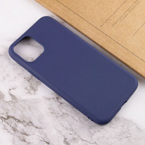 Силіконовий чохол Candy для Apple iPhone 14 (6.1") Синій | Зображення 3