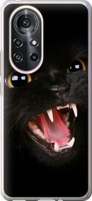 Чехол на Huawei Nova 8 Pro Чёрная кошка "932u-2246-17620"