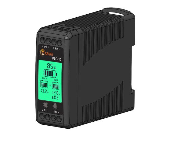 Балансир PLC-10 для акумуляторних батарей AGM, GEL, Li-ion, Carbon, LeFePo4, 24V, 10A, LSD індикація, 85x75x30mm | Зображення 2