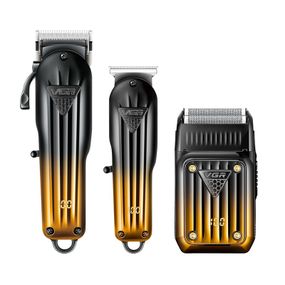 Комплект VGR 3 в 1 V-644 аккумуляторная машинка для стрижки, триммер и PU-908 электробритва шейвер