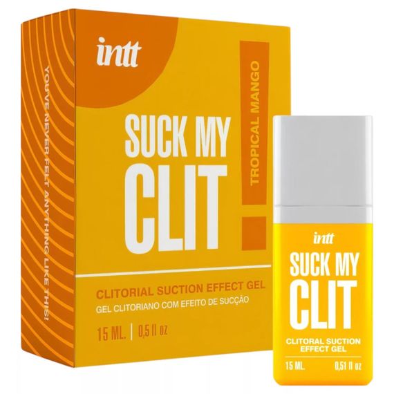 Стимулюючий гель для клітора INTT Suck My Clit Tropical Mango, 15 мл Sex Aura | Зображення 3
