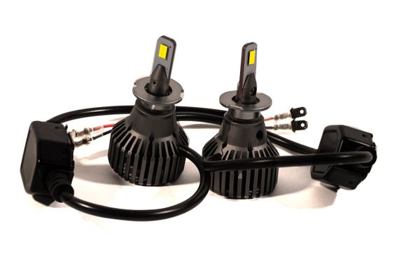 Комплект світлодіодних ламп HeadLight F1X H3 (Pk22s) 52W 12V 8400Lm з активним охолодженням (збільшена світловіддача)
