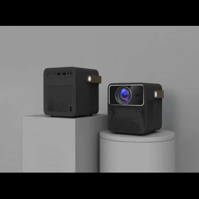 SMART проектор HD(1280*720) на ANDROID портативный XPRO PANOPLUS SOUNDBOX BLACK(4000 lumen) с подключением к iOS и Android для офиса, домашнего кинотеатра и проведения презентаций + Аэромышь в комплекте (L5G825_3899) | Зображення 3