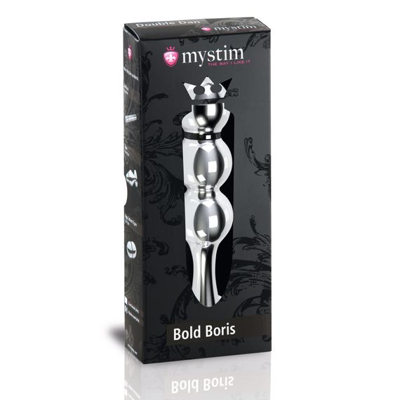 Металеве ділдо Mystim Bold Boris для електростимулятора, діаметр 3,2 см | Зображення 2