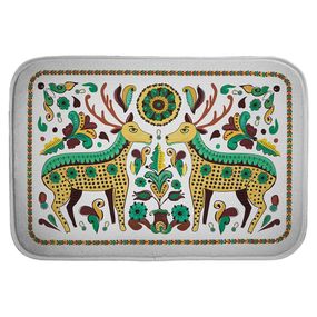 Килимок для ванної Лісовий орнамент 58х38 см (VAN_24F057)