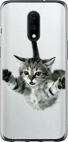 Чехол на OnePlus 7 Летящий котёнок "2322u-1740-17620"