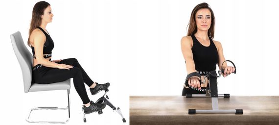 Велотренажер для реабілітації рук і ніг Trizand 9642 складаний з РК-дисплеєм і магнітним опором | Зображення 8