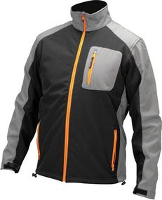 Куртка робоча SOFTSHELL YATO розмір XXL, чорно-сіра, 3 кишені, 96% поліестер і 4% спандекс YT-79534