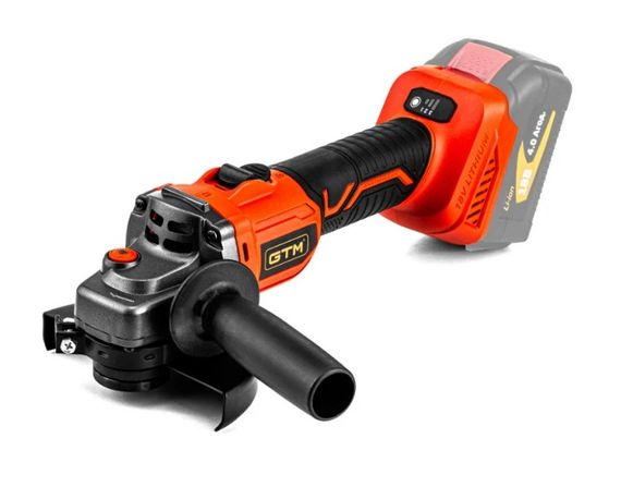Кутова шліфувальна машина GTM AGC18/125BL 18В без АКБ та ЗП