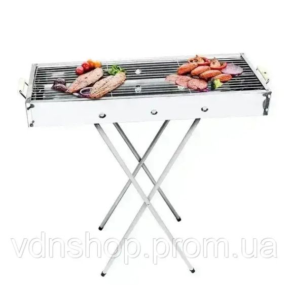Переносний мангал BARBECUE TRAY 770T MD-008 809 (80*30*78см) | Зображення 1