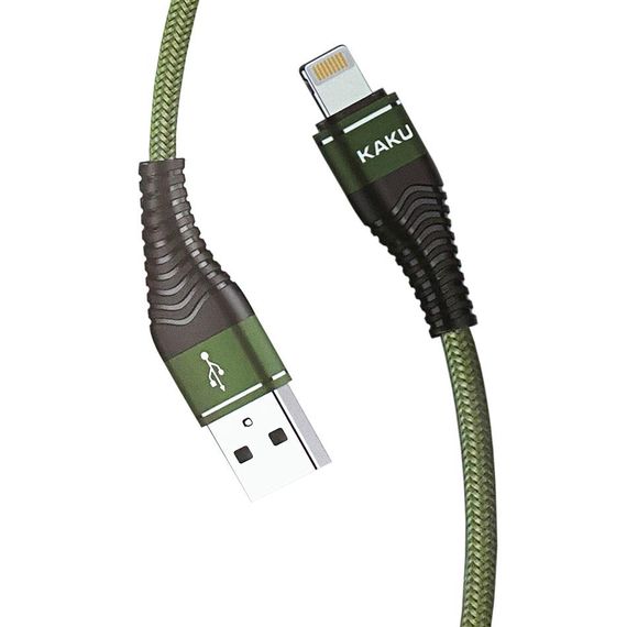USB кабель Kaku KSC-098 USB - Lightning 1.2 m / 2.8A - Green