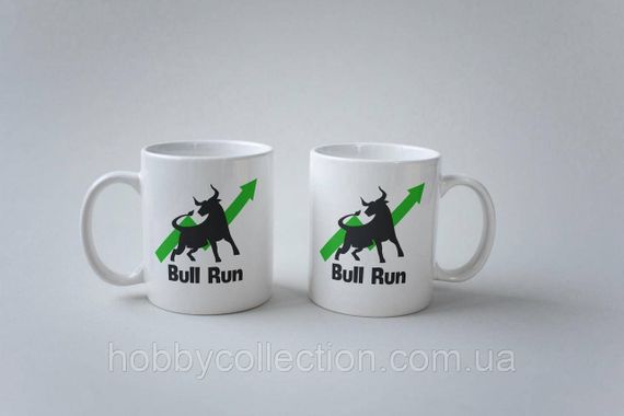 Кружка з принтом "Bull Run" 330 мл Біла | Зображення 3
