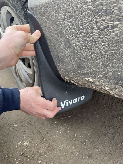 Задние брызговики (комплект) для Opel Vivaro 2015-2019 гг. | Зображення 3