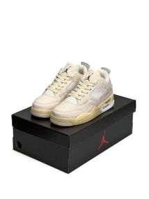 Женские кроссовки Air Jordan 4 x Off-White Sail , Вьетнам , весна/лето/осень