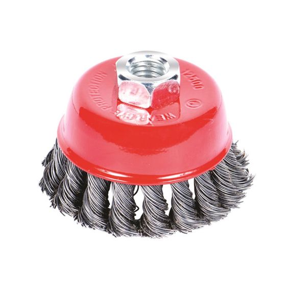 Щітка дротяна чашоподібна Sigma Ø75мм М14×2мм (сталева кручена) (9026071)