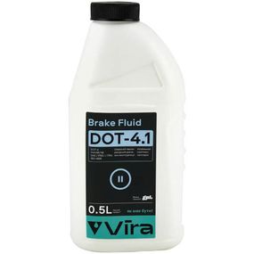 Рідина гальмівна Vira Brake Fluid DOT-4.1 0,5 л, упаковка 16 шт (КРАТНО ЯЩИКУ) VI1111