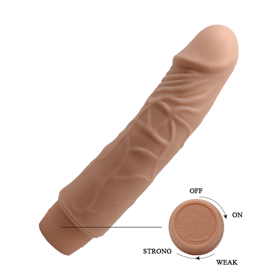 Вібратор реалістик BARBARA 7.6" JEFF MULTI-SPEED VIBRATOR, BW-001032R Sex Aura | Зображення 8