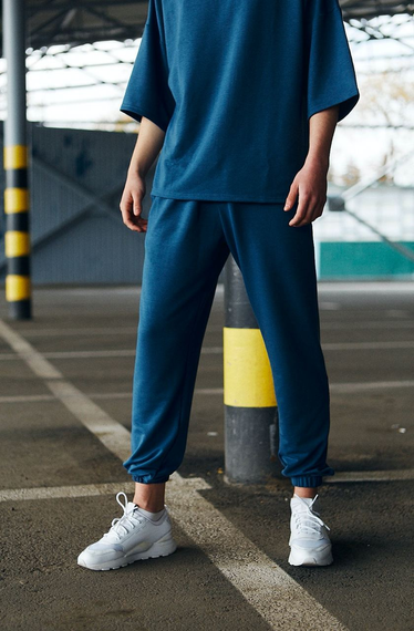 Комплект Марсель оверсайз синій S M | Зображення 2