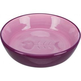 Миска Trixie для кошек, плоская, керамическая, 13 см, 200 л