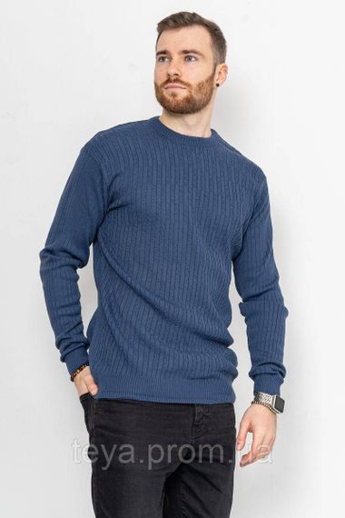Светр чоловічий, колір джинс, розміри L, XL, XXL FA_003909 | Зображення 2
