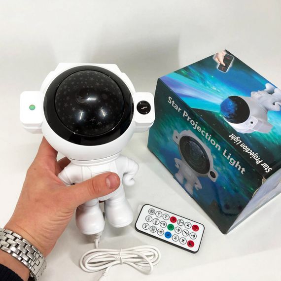 Проєктор нічник космонавт світильник, Проектор зірки дитячий зоряне небо, Зоряне небо галактики YP-14 | Зображення 8