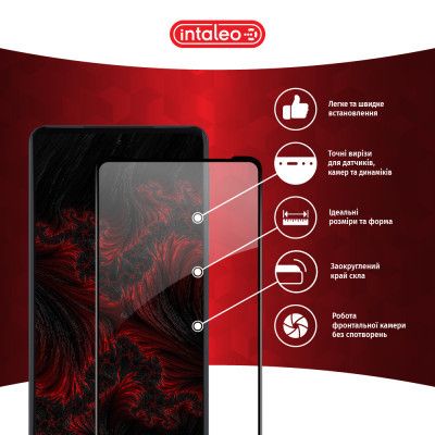 Стекло защитное Intaleo Full Glue MOTO EDGE 30 Pro 5G (1283126528576) | Зображення 2