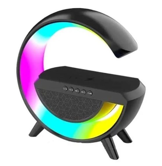 Настольная лампа G-Smart Light Sound Machine с беспроводной зарядкой (Black) | Зображення 2