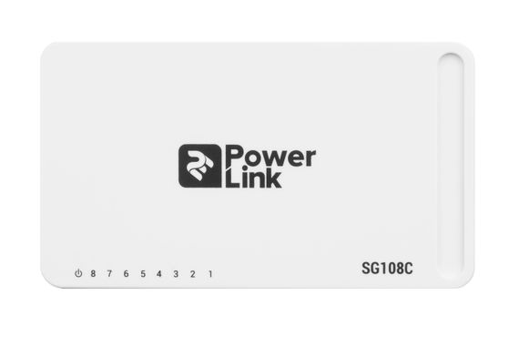 Коммутатор 2E PowerLink SG108C 8xGE, Гигабитный, неуправляемый (2E-SG108C) | Зображення 3