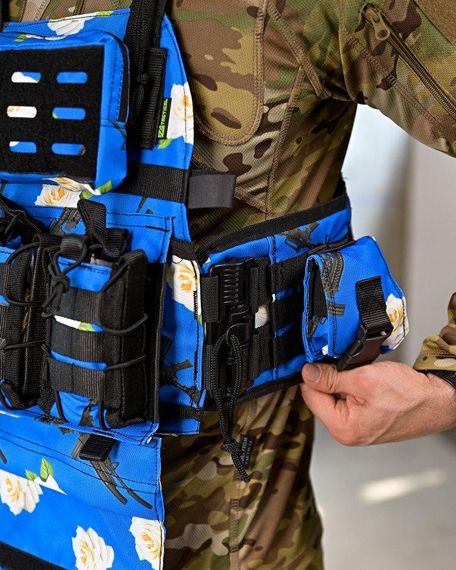 Плитоноска 4 быстрых сброса с напашником NETFLIX SIR  ПП4636 | Зображення 6