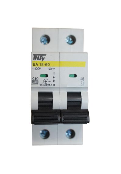 Автоматический выключатель ВА18-60 2Р 40А 6кА х-ка C Ny95504737 | Зображення 1